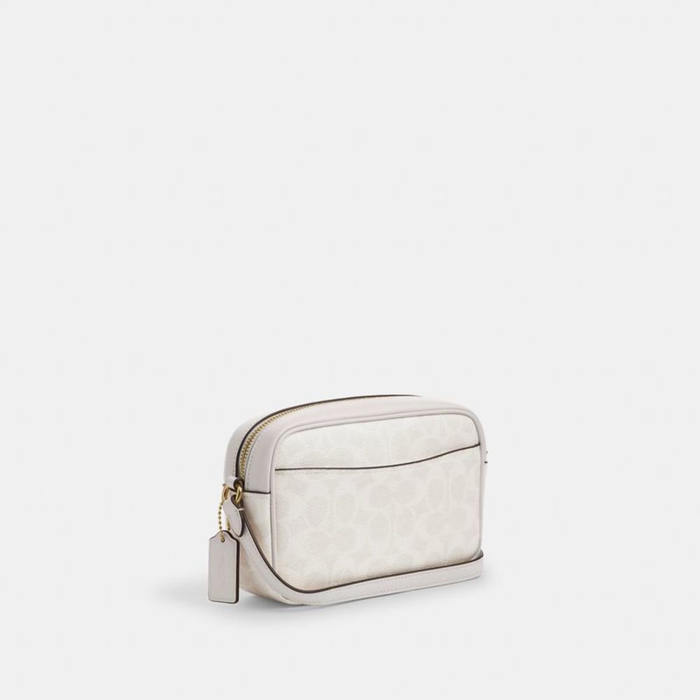 NWT Coach Outlet Mini Jamie Camera Bag In Signature Canvas - Picture 2 of 5